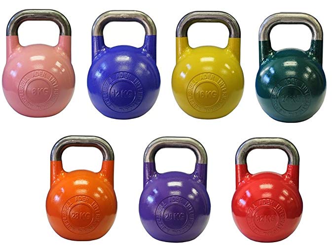 Ader Pro-Grade International Kettlebell Set- (8, 12, 16, 20, 24, 28, 32kg)